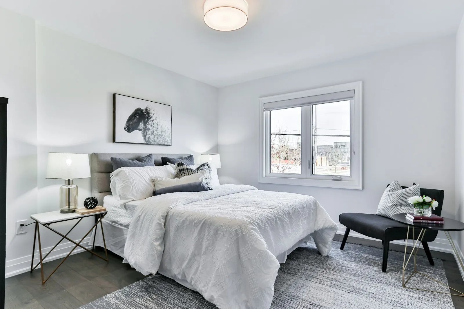 New Low-E window letting soft light into a bedroom